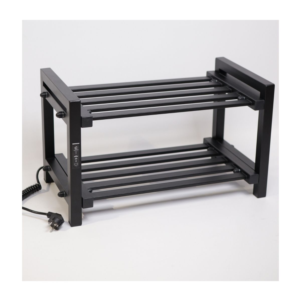 Підставка-сушарка для взуття електрична з контроллером Carino Чорний мат 600*300