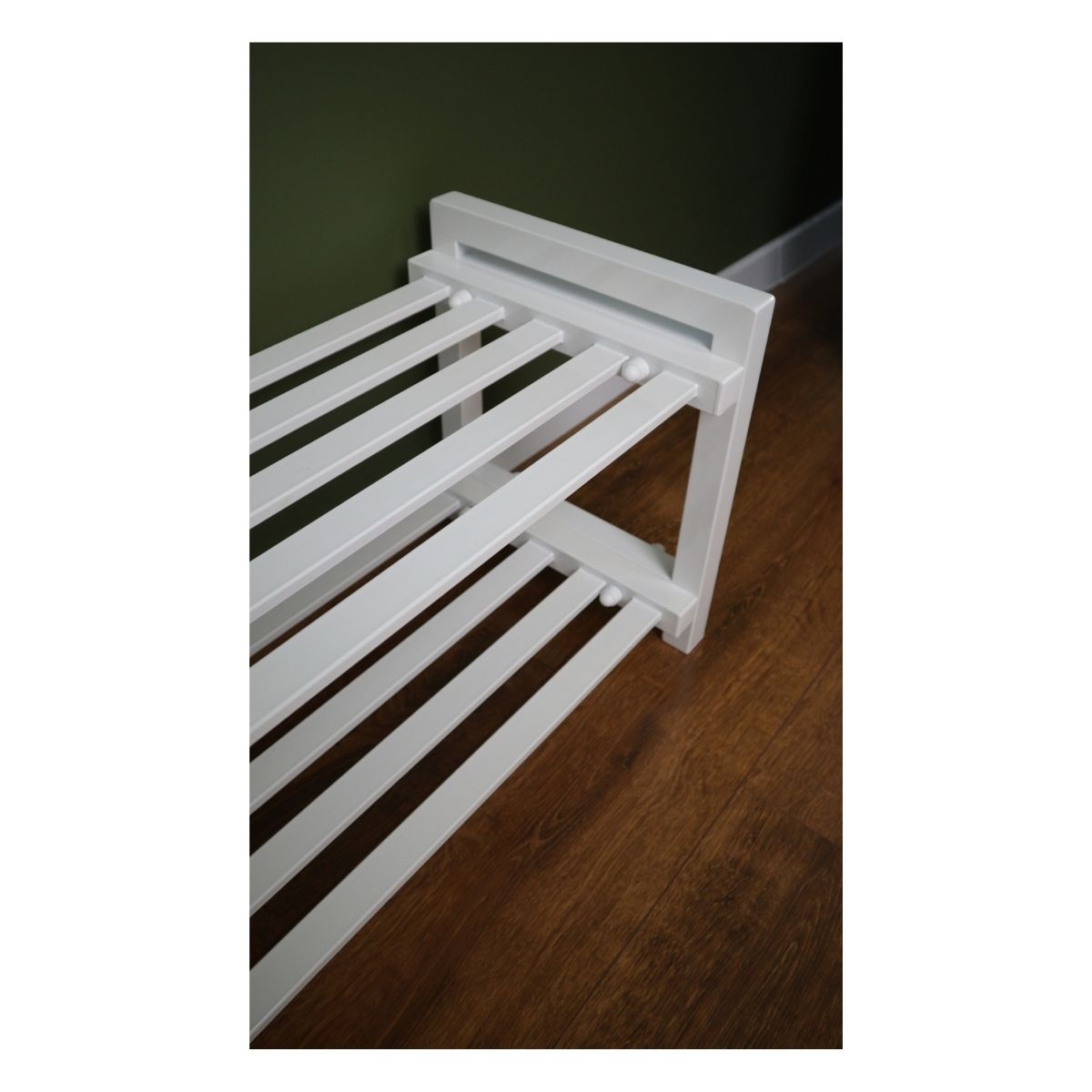 Підставка-сушарка для взуття електрична з контроллером Carino Білий глянець 1000*300