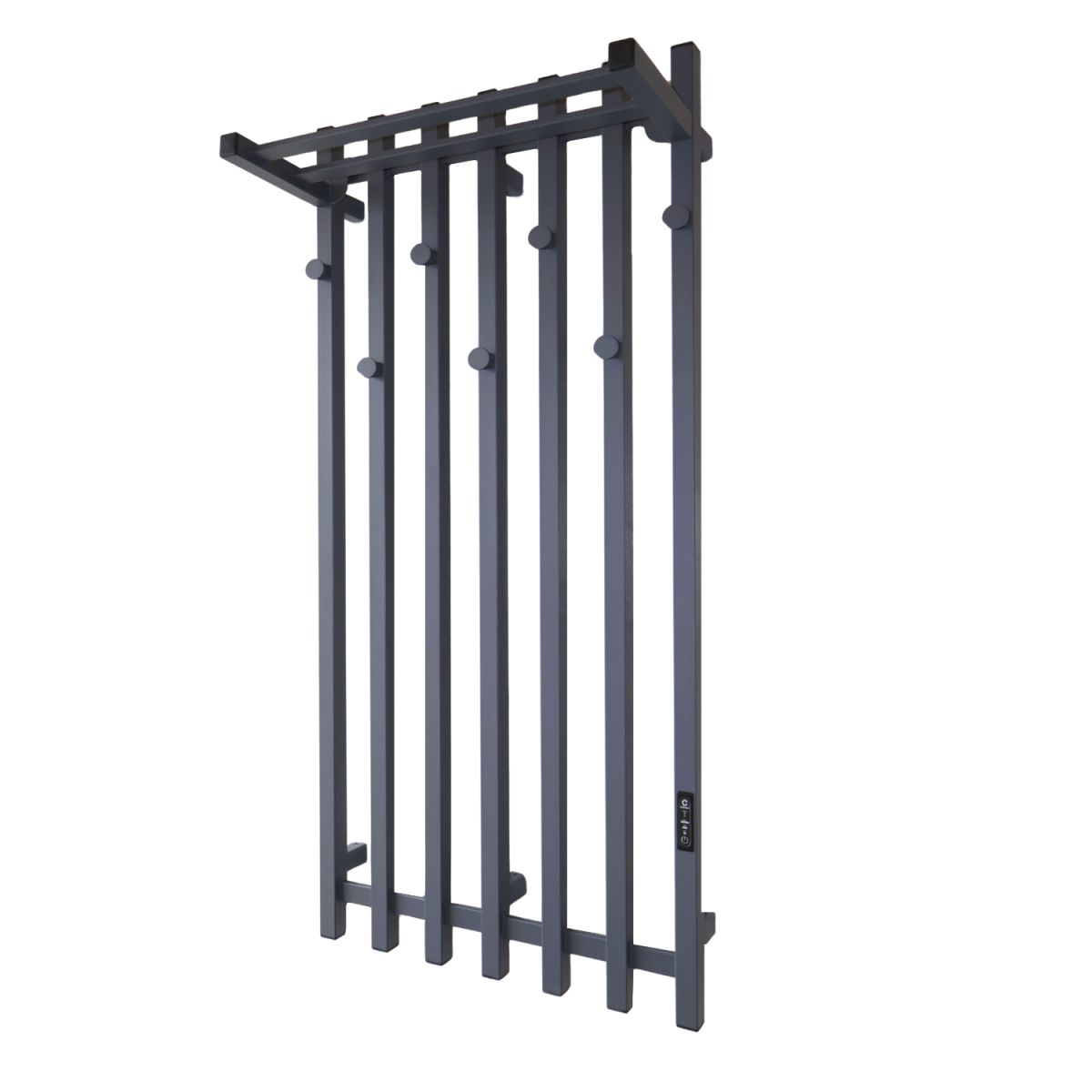 Електрична сушарка для одягу Carino з контроллером Сірий графіт 1190*600