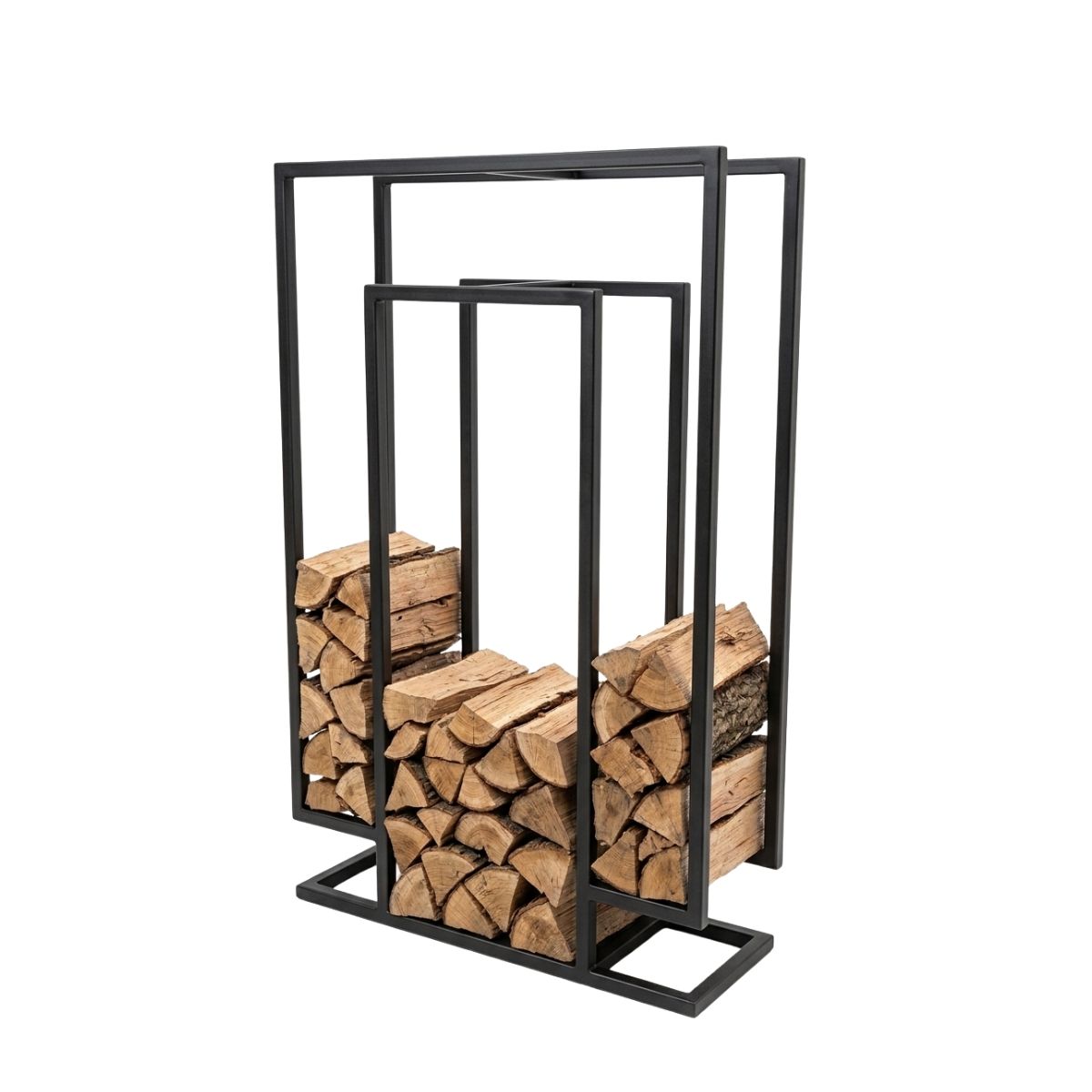 Дровниця MARIA Carino Чорний мат, 1600*900*300