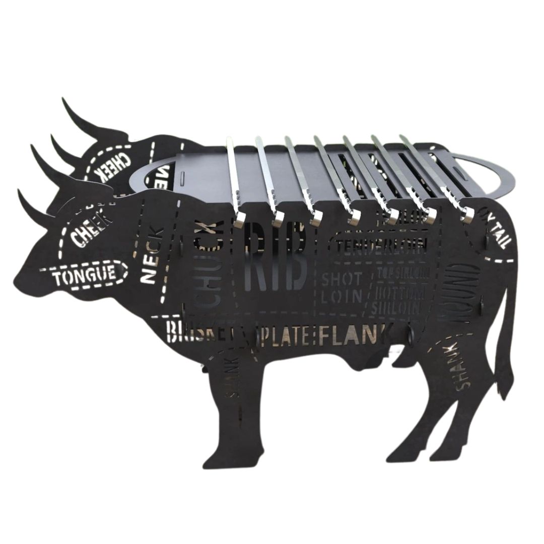 Мангал-гриль Carino розбірний 662х362х366 мм, метал 3 мм без покриття