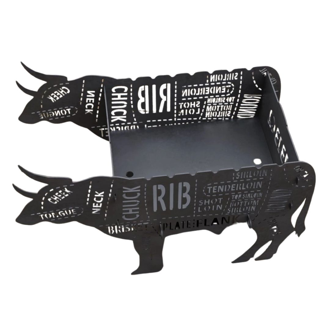 Мангал-гриль Carino розбірний 662х362х366 мм, метал 3 мм без покриття