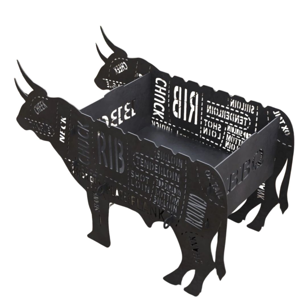 Мангал-гриль Carino Бик розбірний 720х350х503 мм, метал 3 мм без покриття