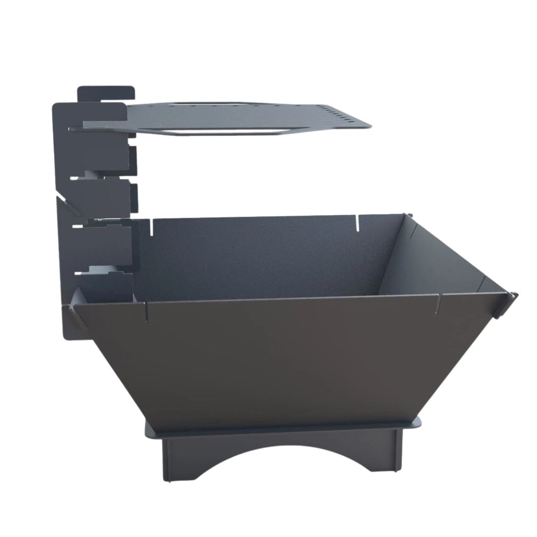 Мангал-гриль Carino квадратний 700 мм розбірний 737х737х682 мм, метал 3 мм без покриття