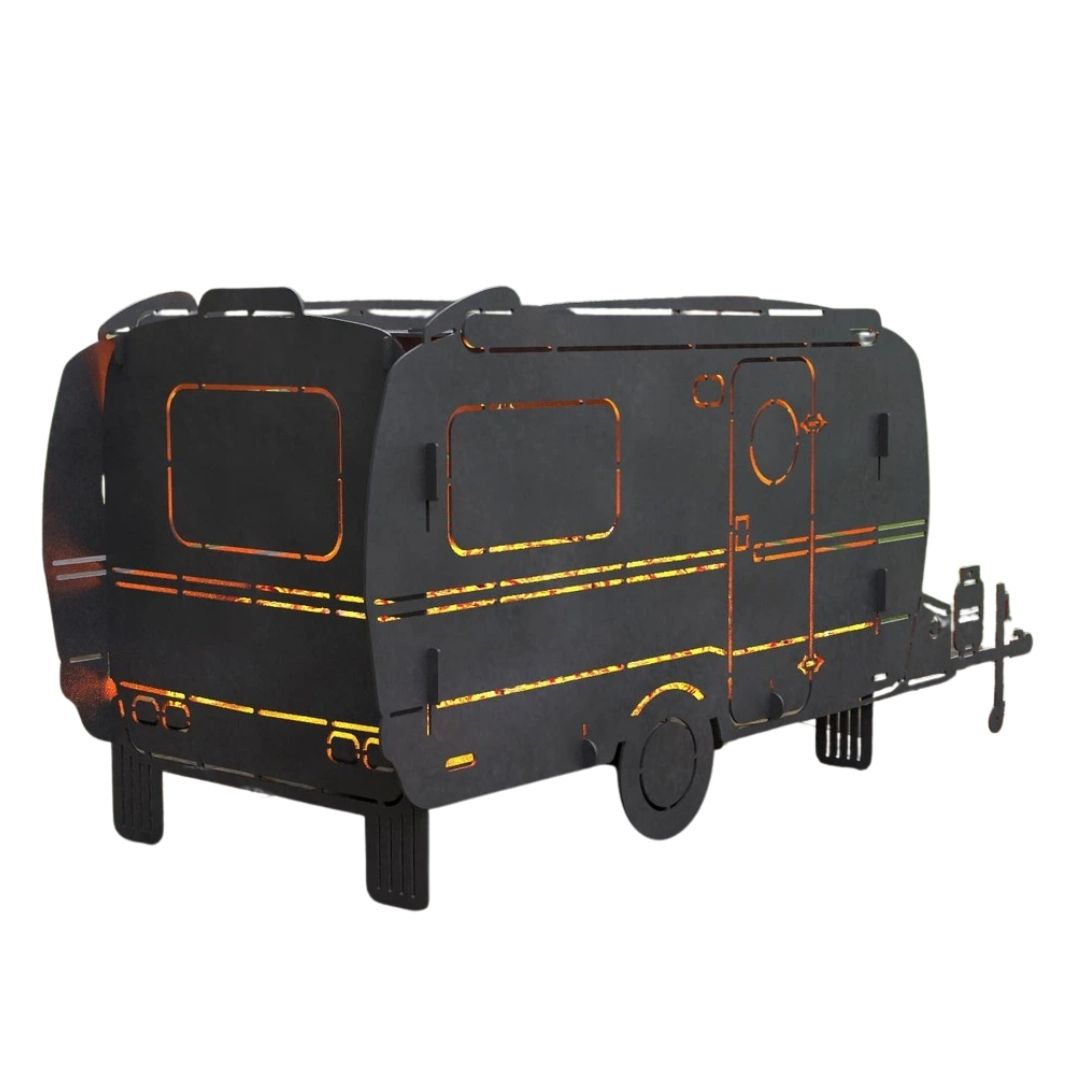 Мангал-гриль Carino Кемпер Трейлер розбірний 1025х400х473 мм, метал 3 мм без покриття