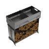 Мангал-гриль Carino Brazier X V2 Віток розбірний з грилем 760х370х820 мм, метал 3 мм без покриття