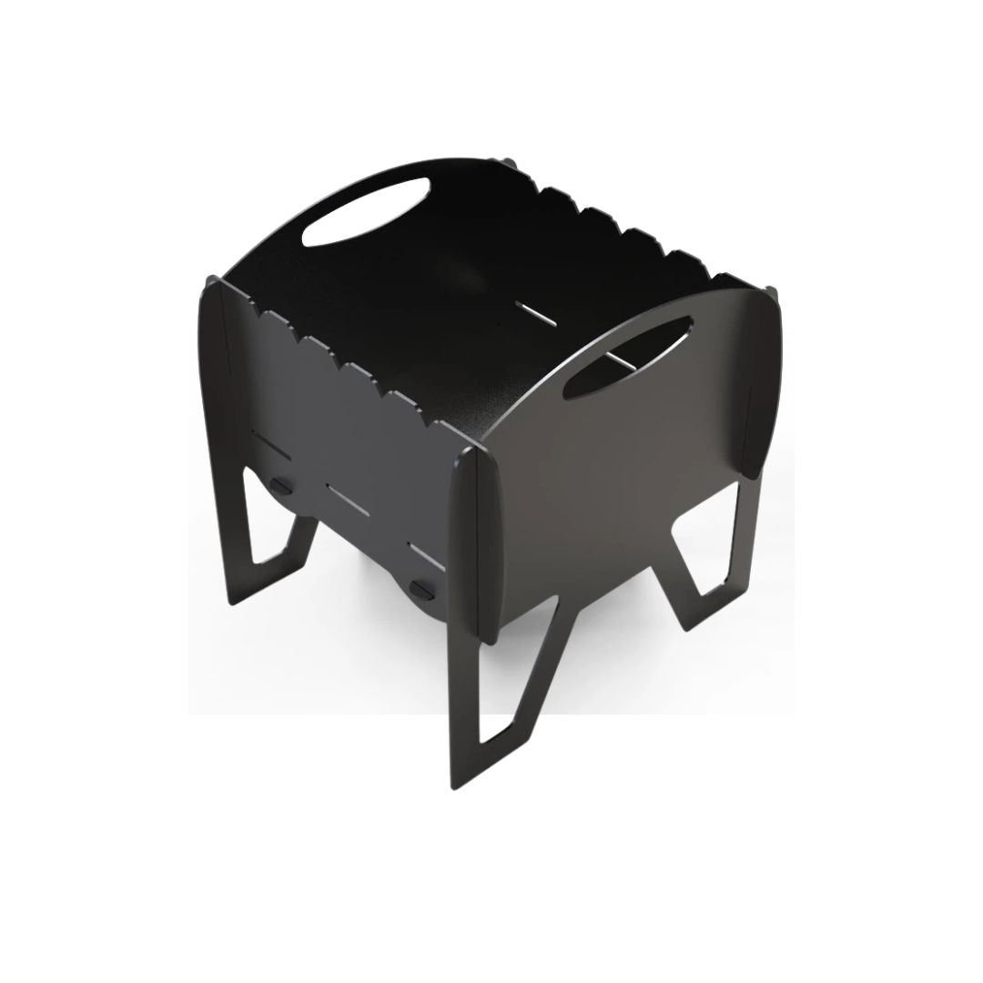 Мангал-гриль Carino Міраж розбірний з грилем 363х363х366 мм, метал 3 мм без покриття