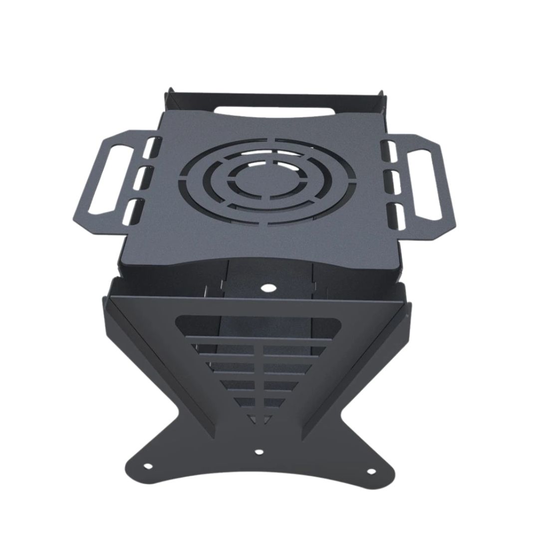 Мангал-гриль Carino Mix V2 розбірний з грилем 540х445х277 мм, метал 3 мм без покриття