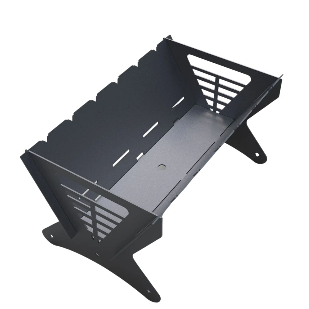 Мангал-гриль Carino Mix V2 розбірний з грилем 540х445х277 мм, метал 3 мм без покриття