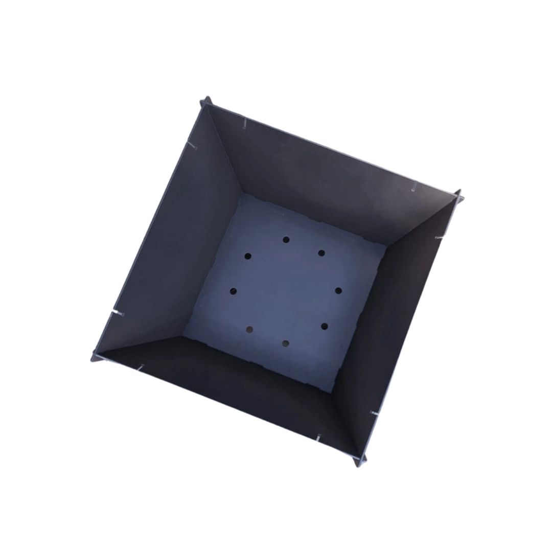 Чаша для вогнища Carino квадратна розбірна V1 з решіткою гриль 800х750х680 мм, метал 3 мм без покриття