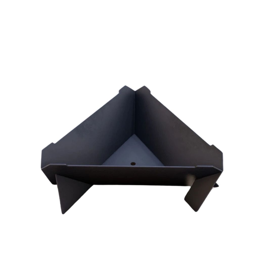 Чаша для вогнища Carino з грилем трикутна 600 мм розбірна 625х570х200 мм, метал 3 мм без покриття