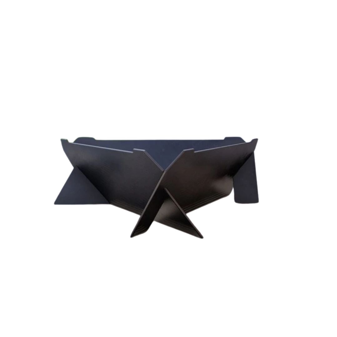 Чаша для вогнища Carino з грилем трикутна 600 мм розбірна 625х570х200 мм, метал 3 мм без покриття