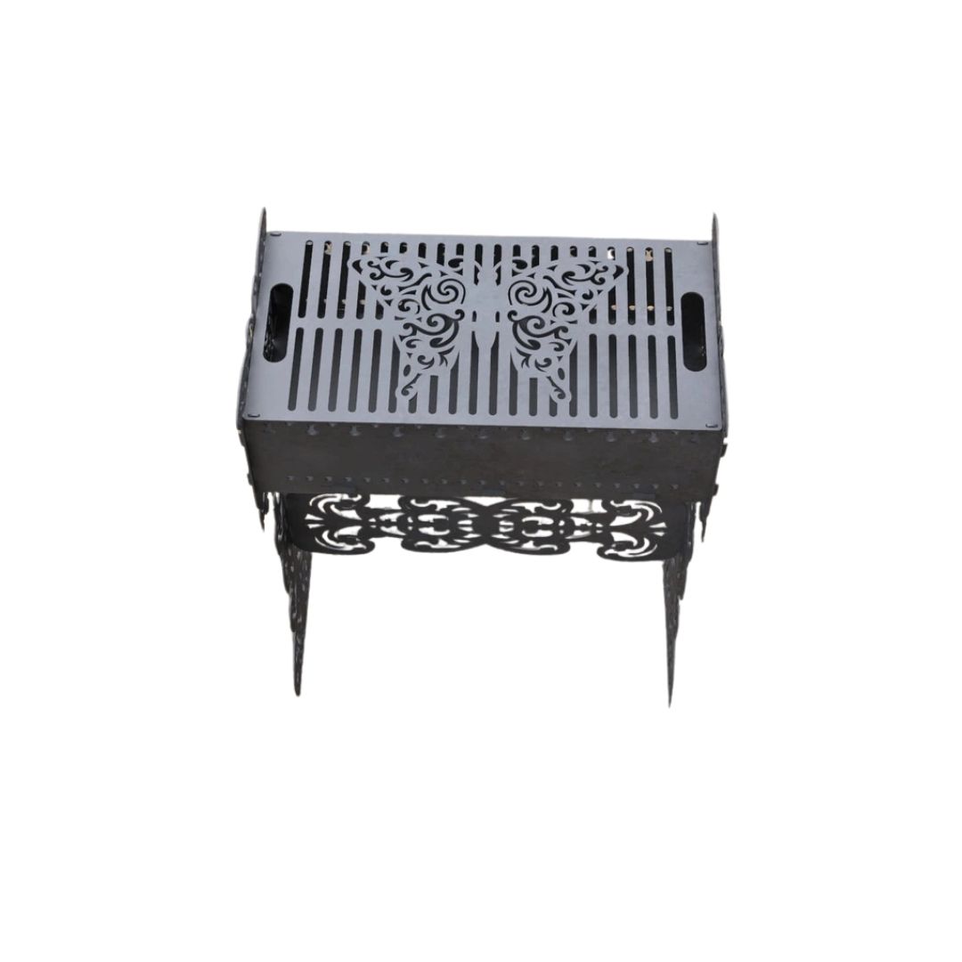 Мангал-гриль Carino Метелик високий розбірний 600х356х840 мм, метал 3 мм без покриття