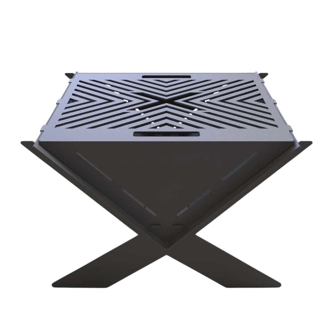 Мангал-гриль Carino X розбірний 500х462х278 мм, метал 3 мм без покриття