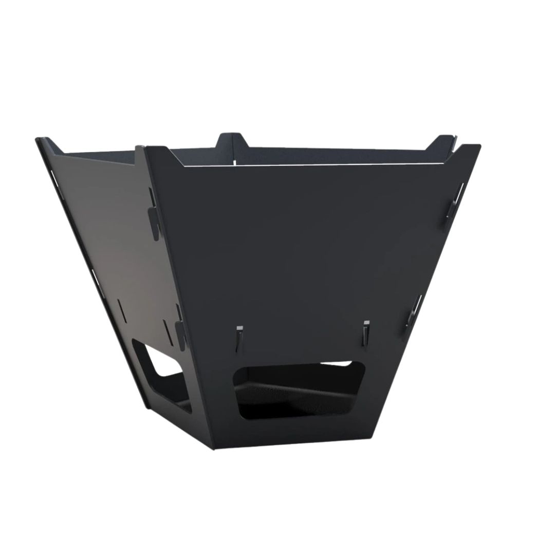 Чаша для вогнища Carino п’ятигранна розбірна з грилем 800х780х480 мм, метал 3 мм без покриття