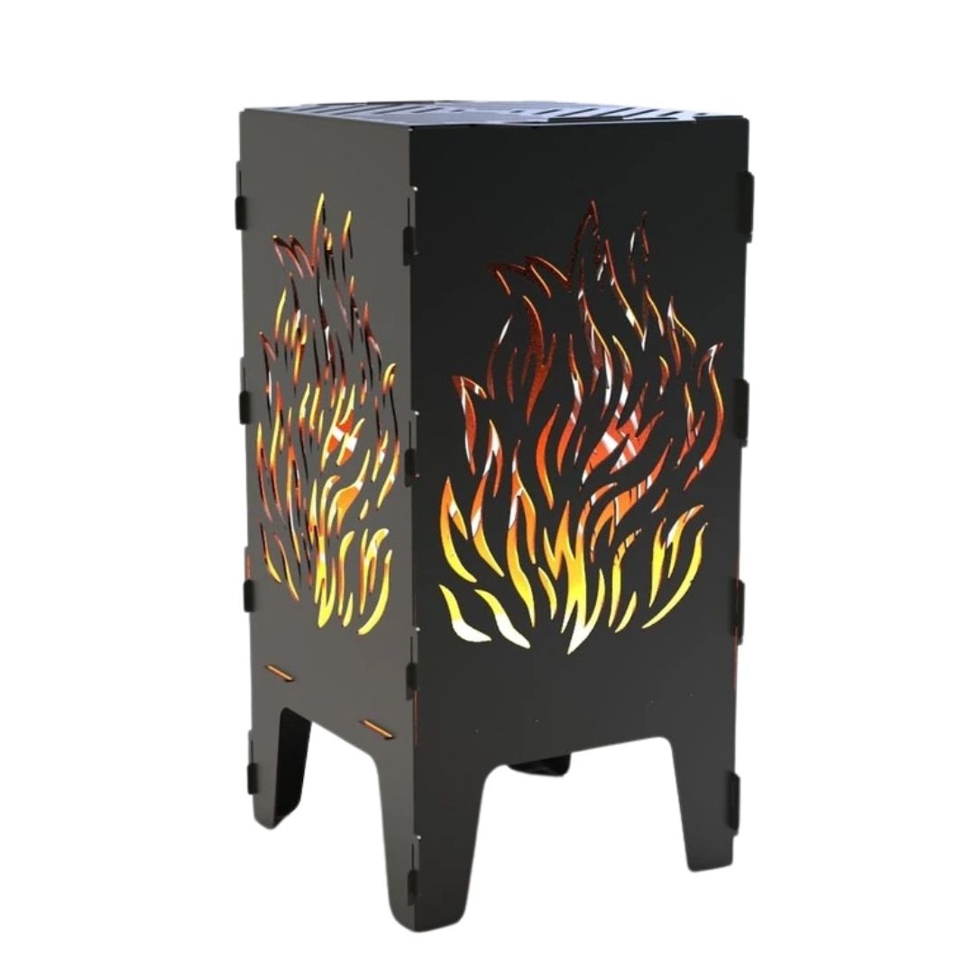 Мангал-барбекю Carino Вогонь розбірний 470х380х753 мм, метал 3 мм без покриття