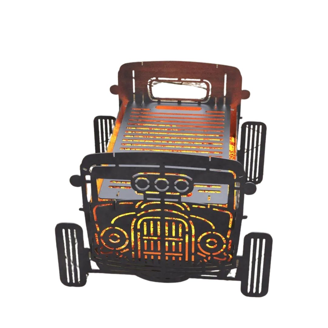 Мангал-гриль Carino Hot Rod разборной 566х560х434 мм, металл 3 мм без покрытия