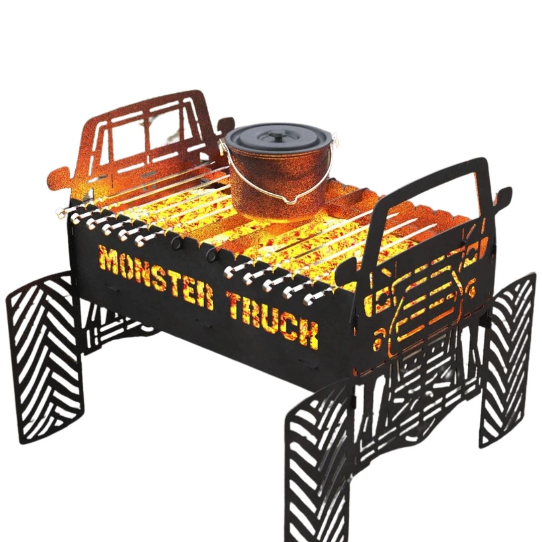 Мангал-гриль Carino Монстр трак розбірний 873х806х735 мм, метал 3 мм без покриття