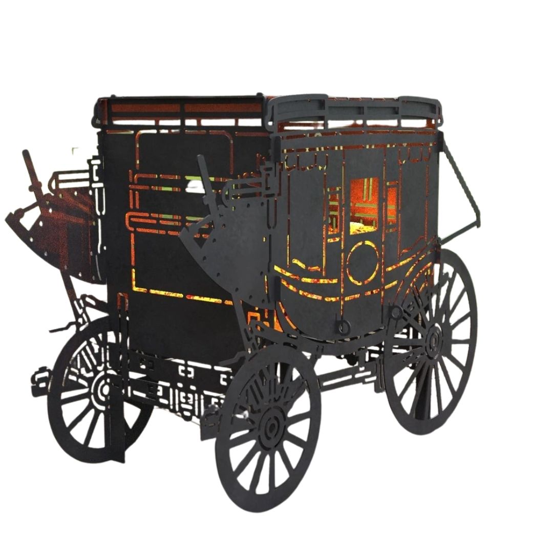 Мангал-гриль Carino Карета розбірний 964х440х700 мм, метал 3 мм без покриття