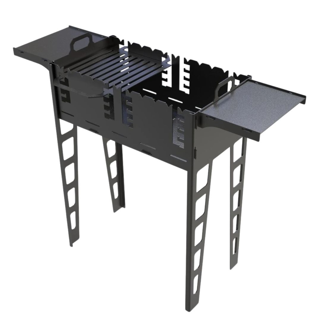 Мангал-гриль Carino Титан розбірний 1006х422х870 м, метал 3 мм без покриття