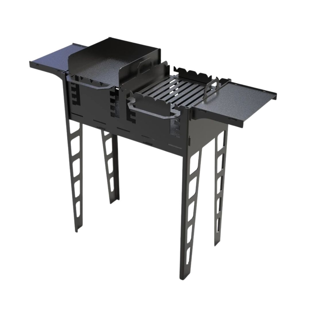 Мангал-гриль Carino Титан розбірний 1006х422х870 м, метал 3 мм без покриття