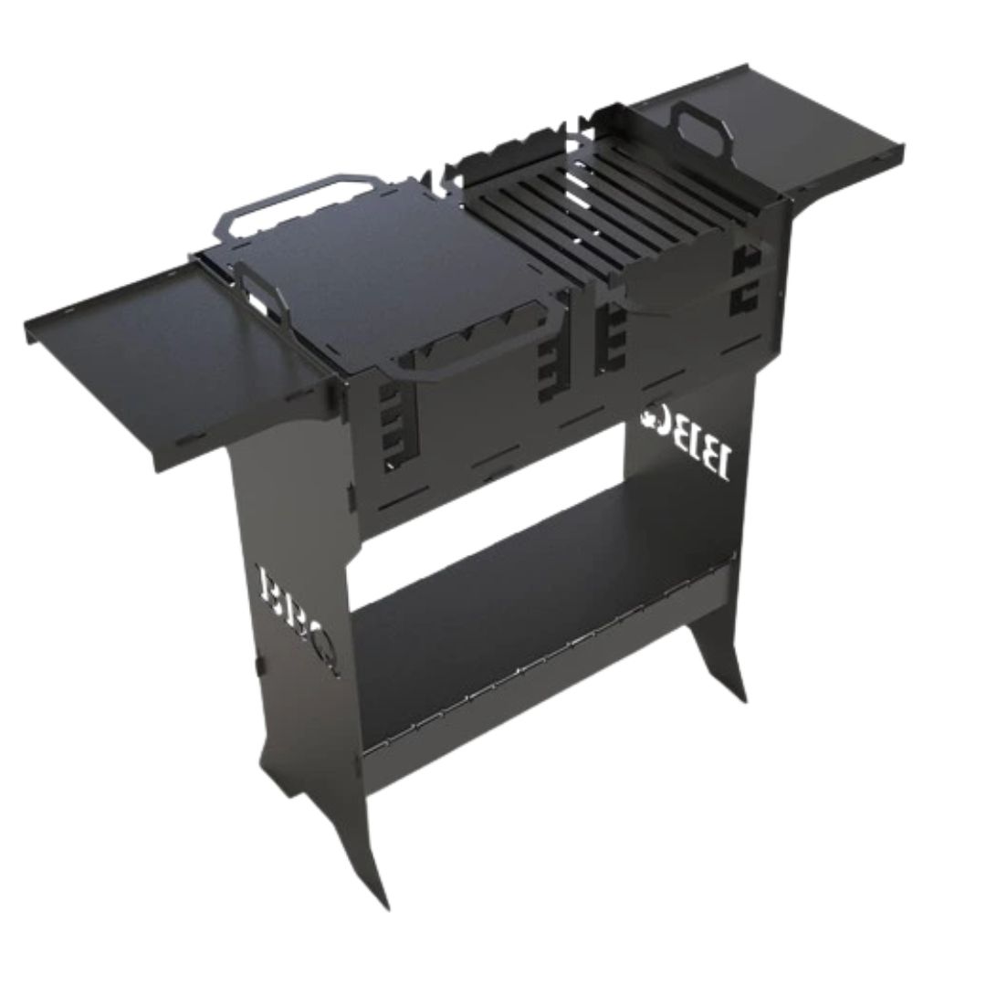 Мангал-гриль Carino Титан V2 розбірний 1006х422х870 мм, метал 3 мм без покриття