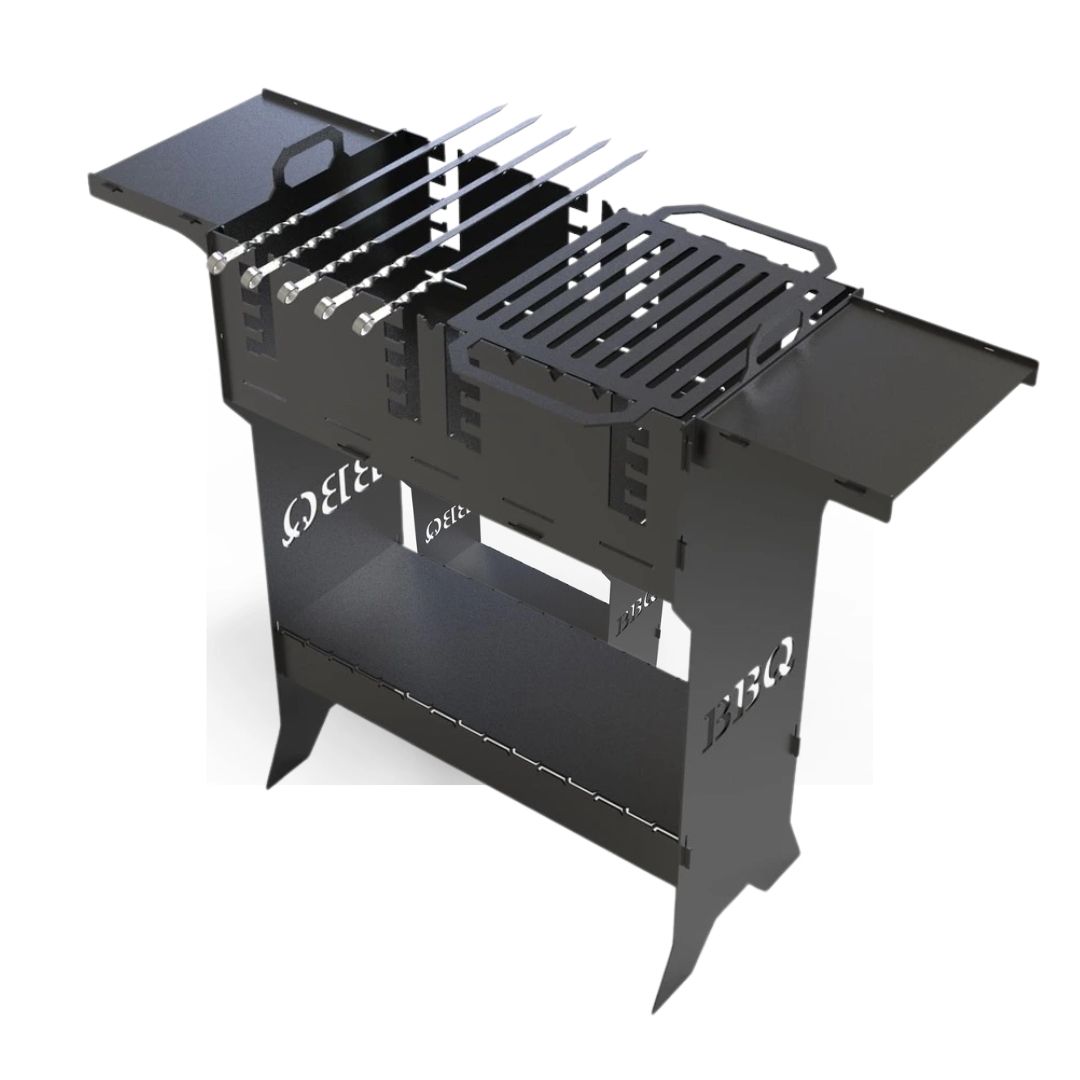 Мангал-гриль Carino Титан V2 розбірний 1006х422х870 мм, метал 3 мм без покриття