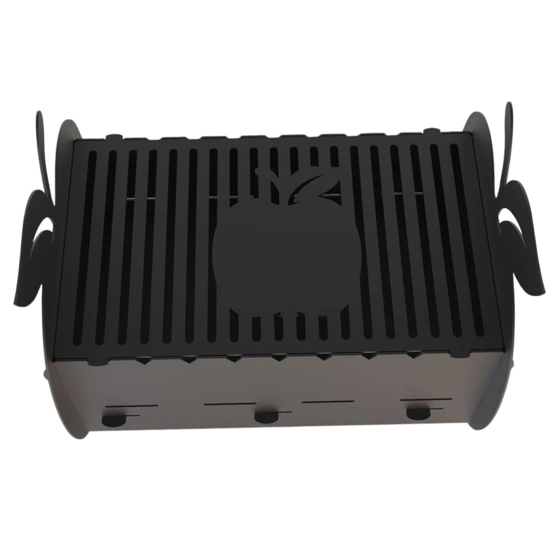 Мангал-гриль Carino Яблука розбірний 537х383х437 мм, метал 3 мм без покриття