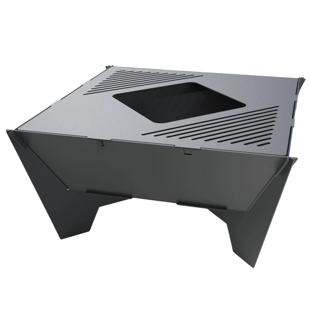 Мангал-гриль Carino квадратний 800 мм розбірний 812х812х400 мм, метал 3 мм без покриття