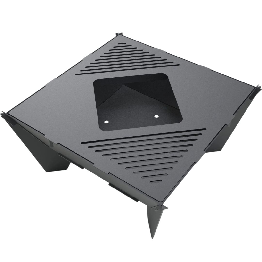 Мангал-гриль Carino квадратний 800 мм розбірний 812х812х400 мм, метал 3 мм без покриття