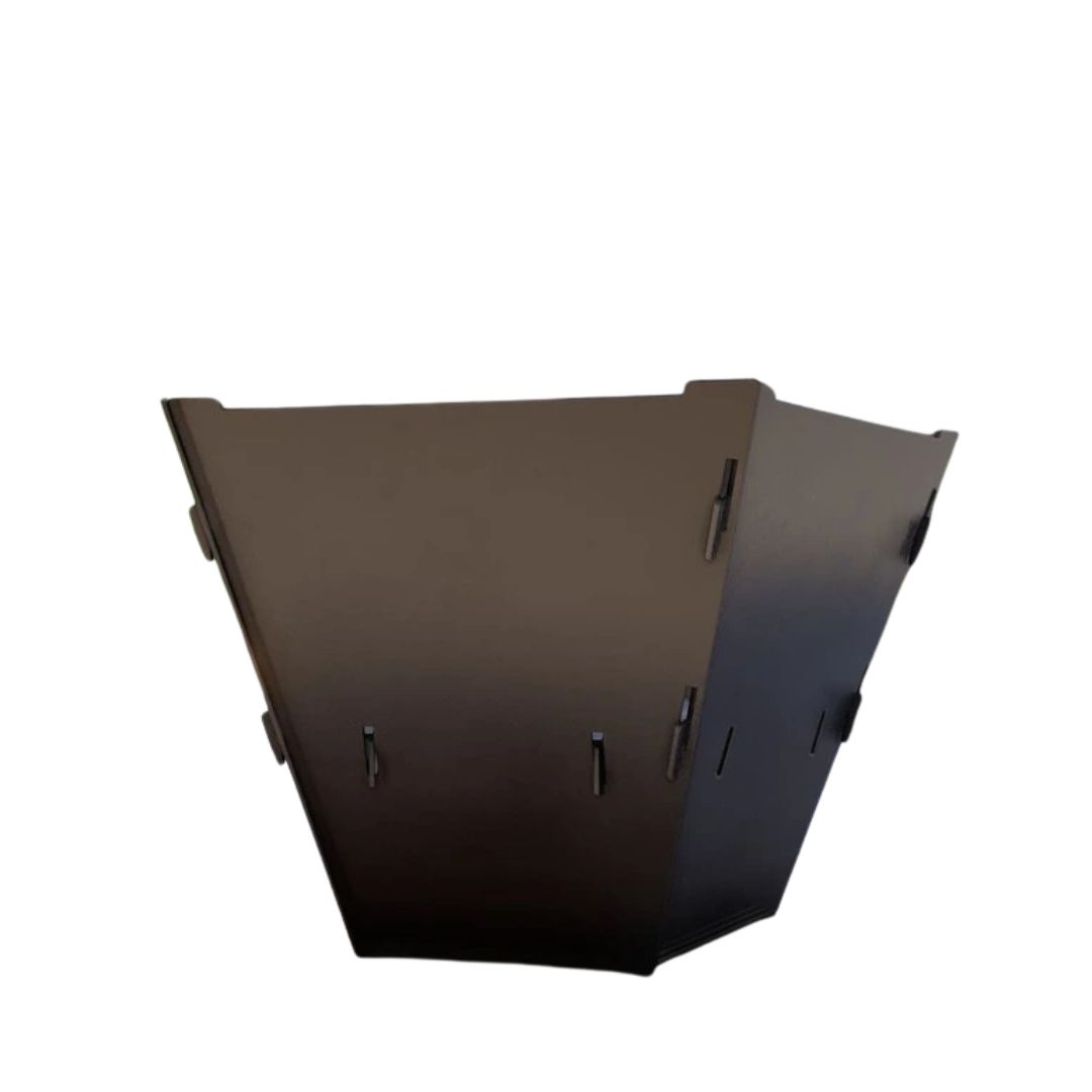 Чаша для вогнища Carino п’ятигранна розбірна V1 з решіткой гриль 802х787х480 мм, метал 3 мм без покриття