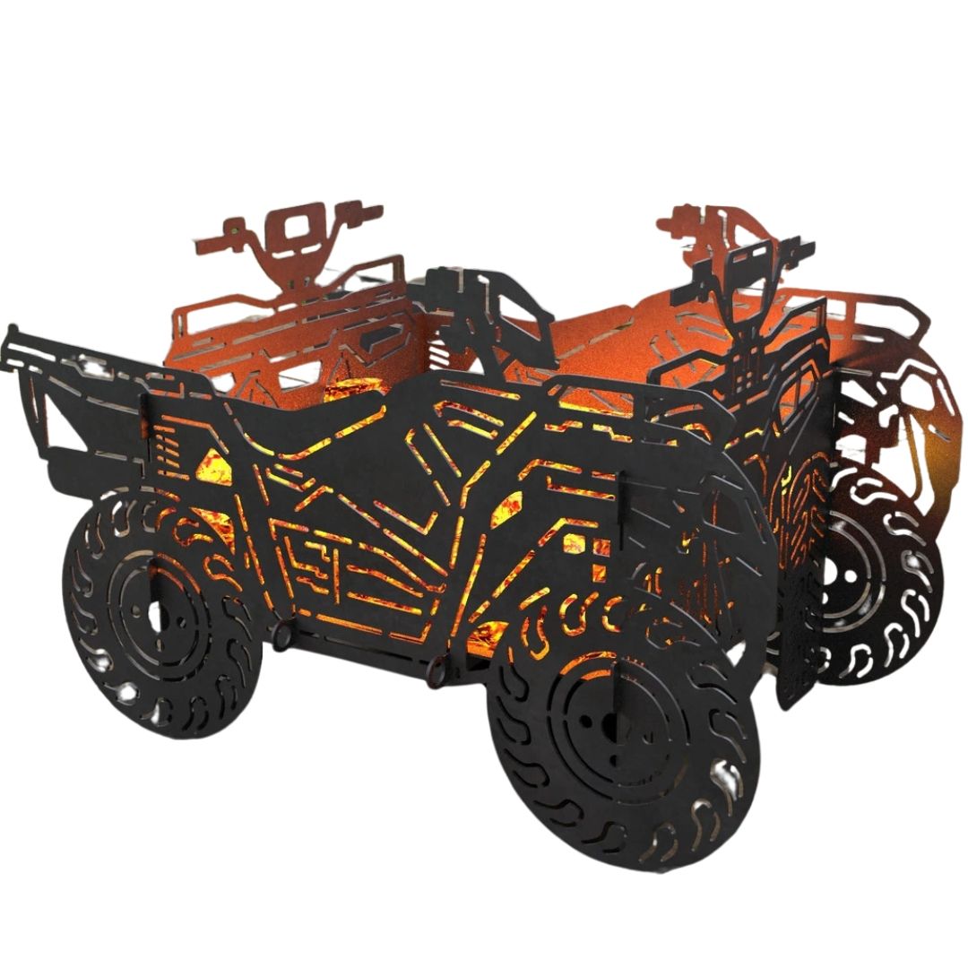 Мангал-гриль Carino Квадроцикл розбірний 801х456х481 мм, метал 3 мм без покриття