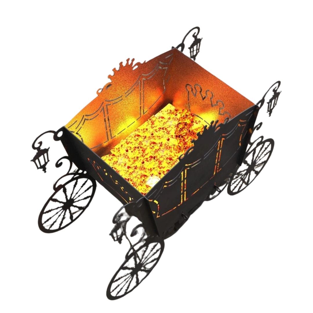 Мангал-гриль Carino Карета V2 розбірний 964х440х722 мм, метал 3 мм без покриття