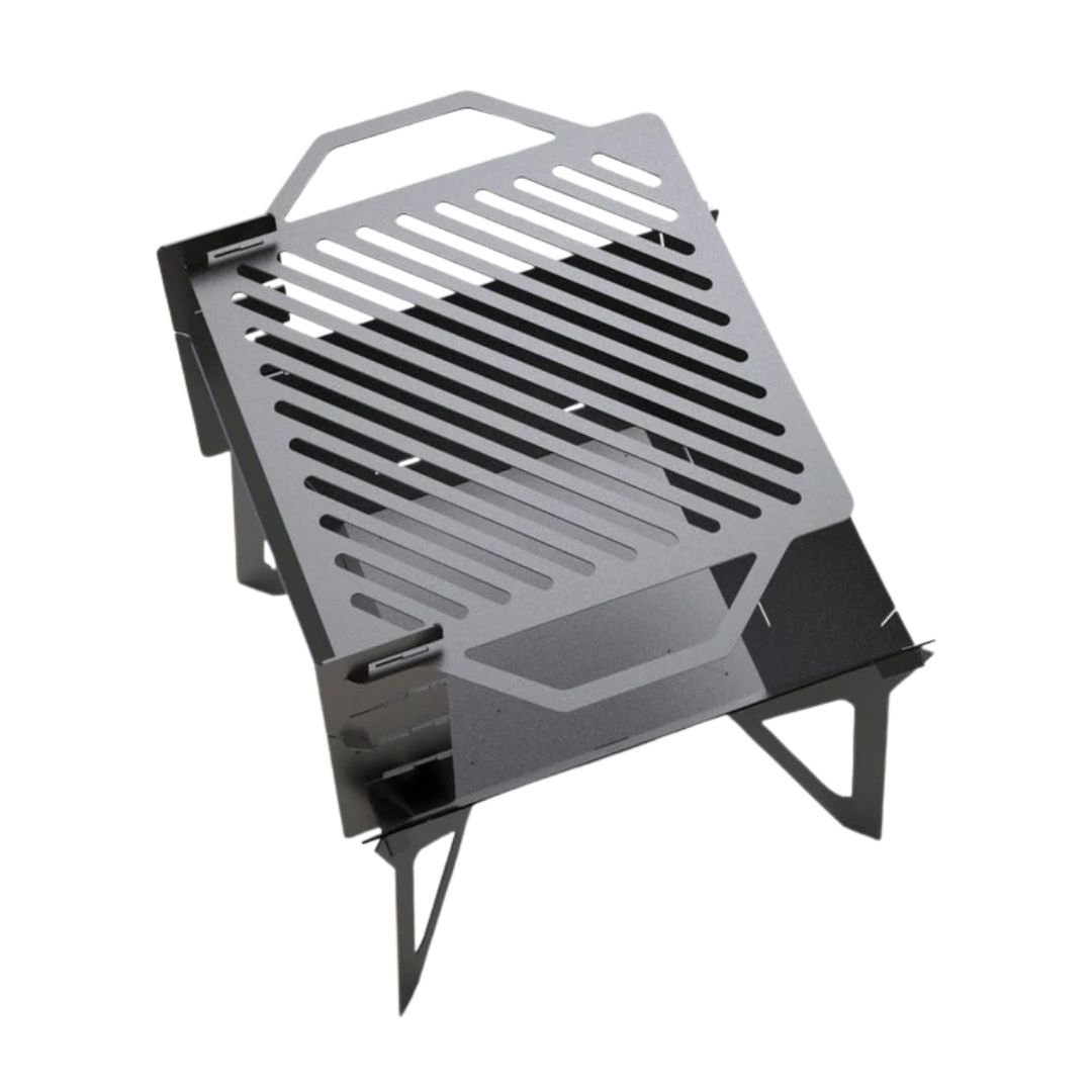 Мангал-гриль Carino квадратний V3 600 мм розбірний 615х615х807 мм, метал 3 мм без покриття