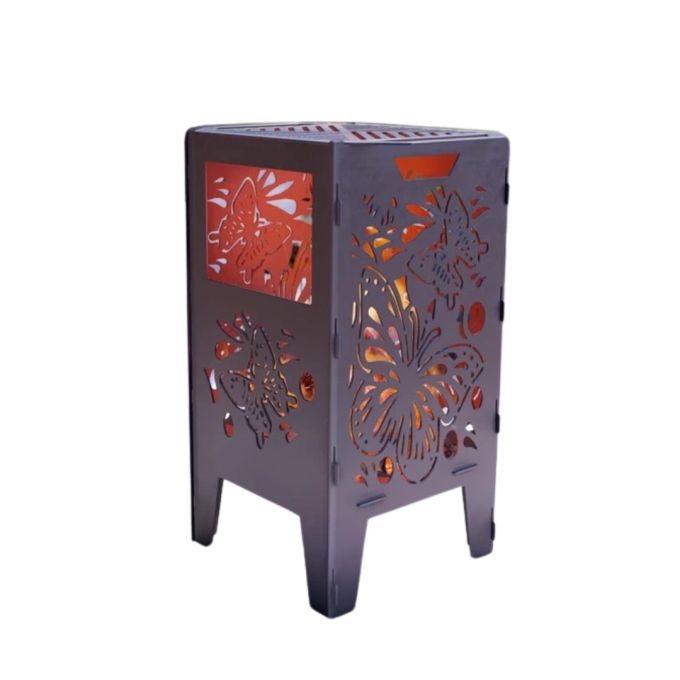 Корзина с грилем мангал-барбекю Carino Бабочка V1 513х393х750 мм, металл 3 мм без покрытия