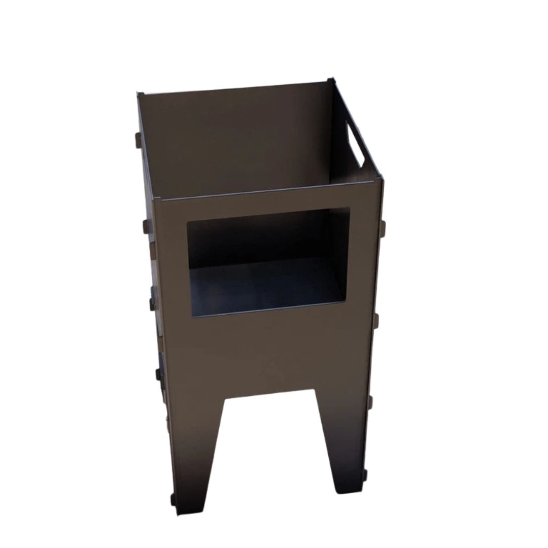 Кошик з грилем мангал-барбекю Carino V2 513х393х750 мм, метал 3 мм без покриття