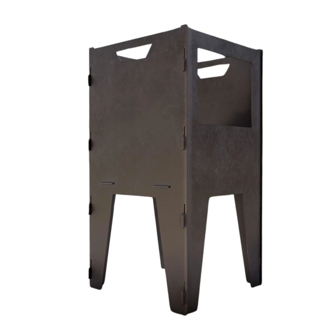 Кошик з грилем мангал-барбекю Carino V2 513х393х750 мм, метал 3 мм без покриття