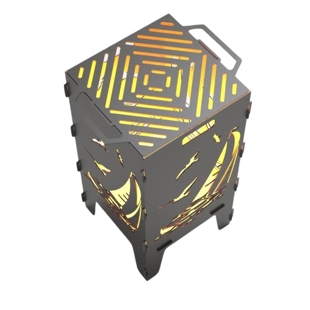 Мангал-барбекю Carino Вітрильник розбірний 470х380х753 мм, метал 3 мм без покриття