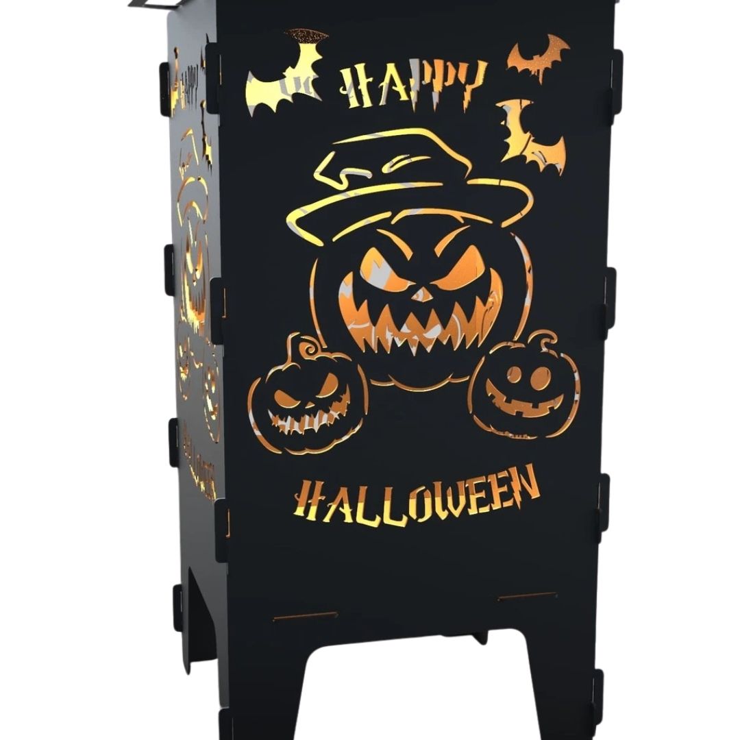 Мангал-барбекю Carino Хелловін розбірний 470х380х753 мм, метал 3 мм без покриття