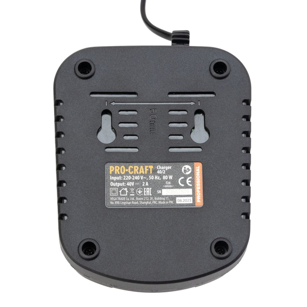 Зарядний пристрій Procraft Charger40/2A (під акб 20/40)