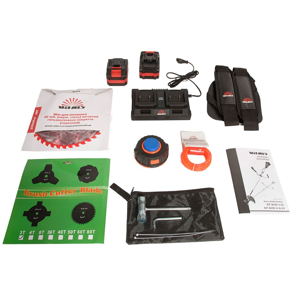 Коса акумуляторна Vitals Master AZT 36100-1n BL Kit