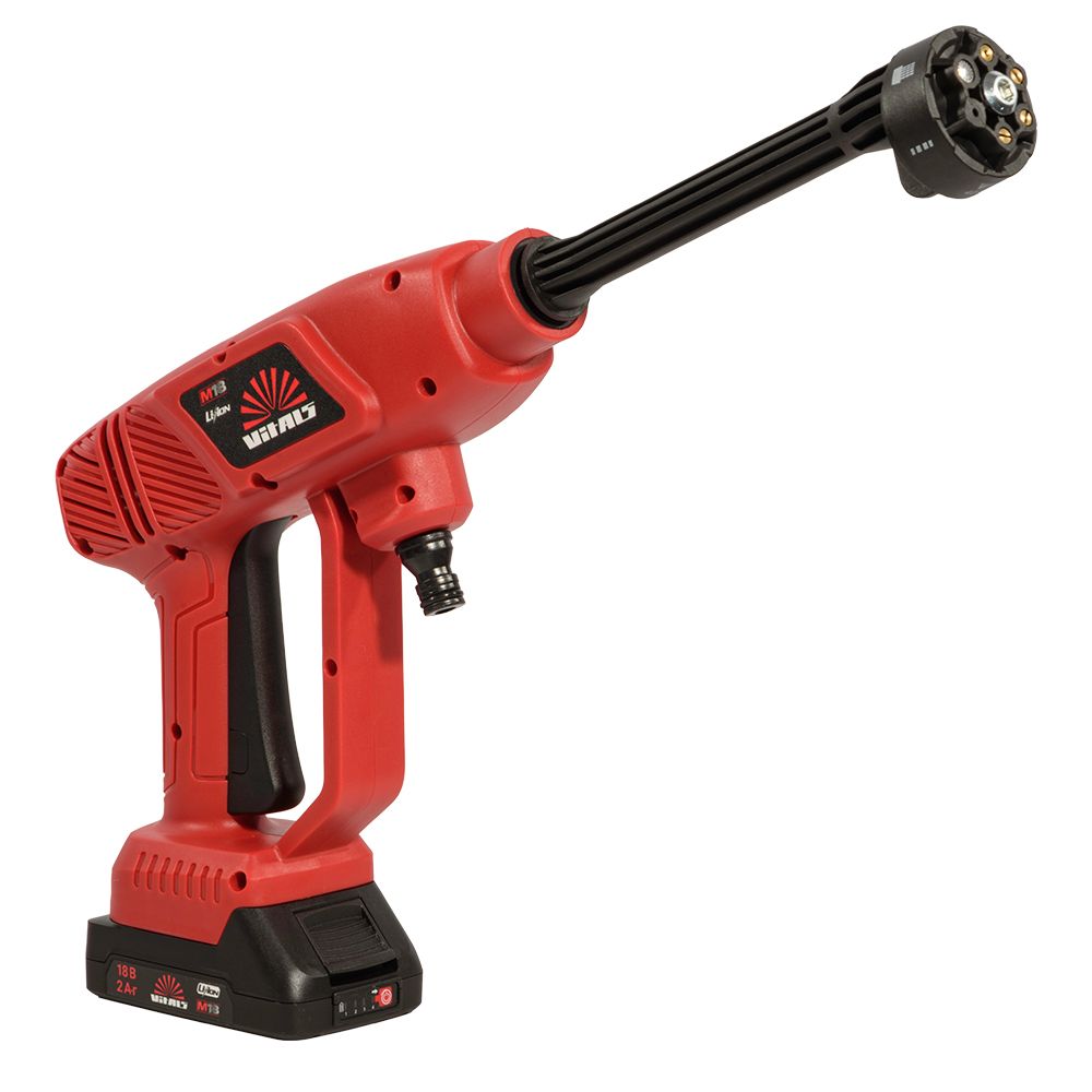 Мийка високого тиску акумуляторна Vitals Am 1830n-1Kit