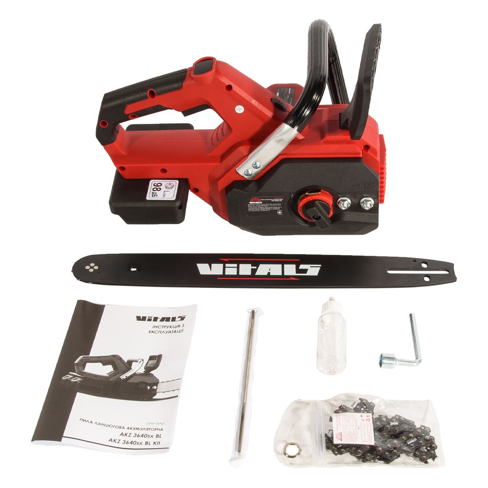 Пила ланцюгова акумуляторна Vitals AKZ 3640sx BL