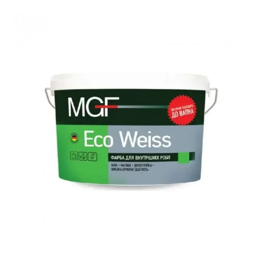 Фарба MGF M1 Eco Weiss Білий Мат 7 кг