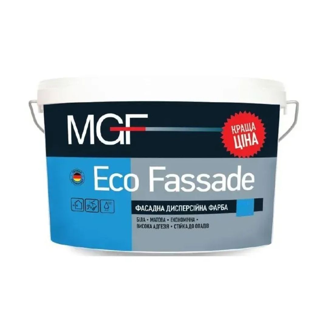 Фарба фасадна MGF M690 Eco Fassade Білий Мат 7 кг