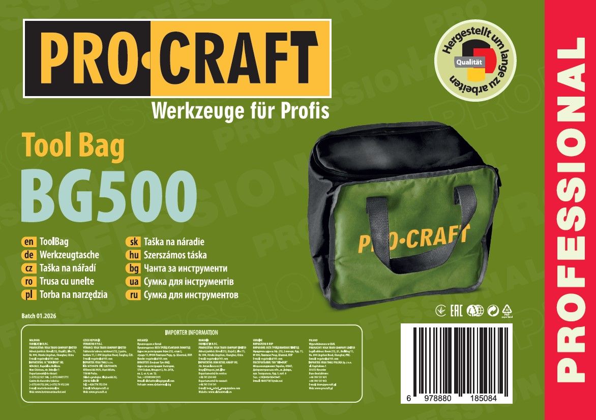 Сумка для інструментів Procraft BG500